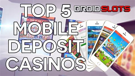 mobile bill deposit casino